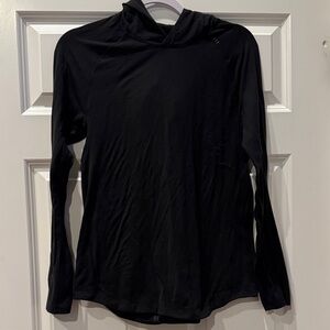 lululemon athletica Black Lightweight Hooded Long Sleeve Shirt